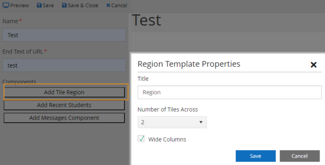 Create or Edit Workspaces