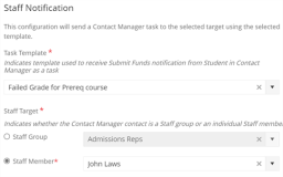Staff Notifications