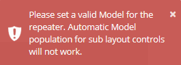 Repeater Model Error