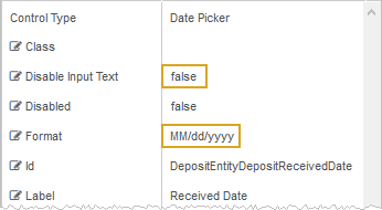 Date format - received date