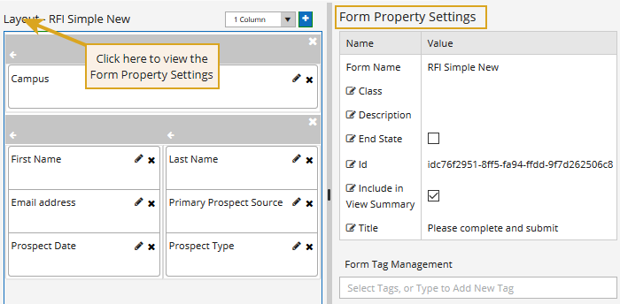 Form Properties