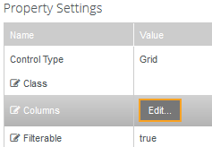 Edit button for Columns property