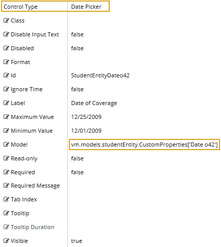 SDF Date Picker