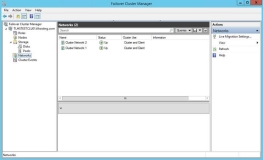 Failover Cluster Manager - Networks