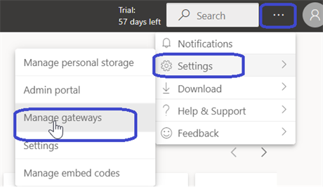 Manage gateways