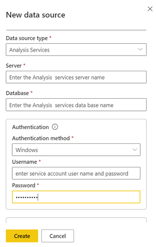 Data Source Settings