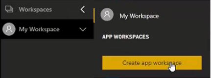 Create app workspace