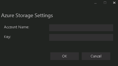Azure Storage Settings