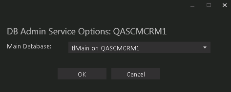 DB Admins Service Options