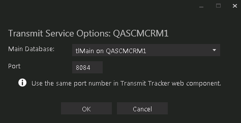 Transmit Service Options