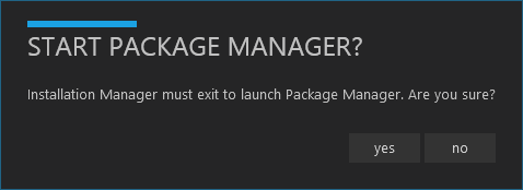 Start Package Manager