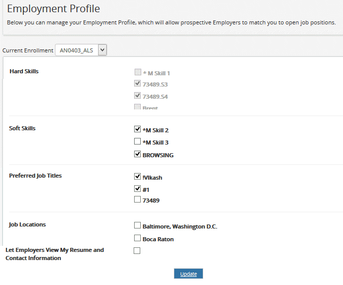 Employment Profile