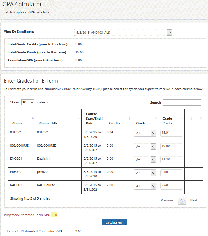 GPA Calculator