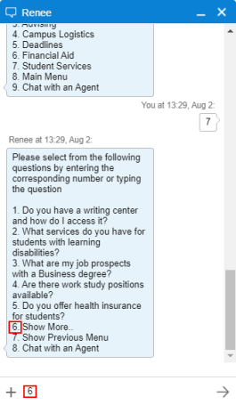 LA chat - Student Services