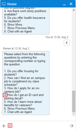 LA chat - Student Services