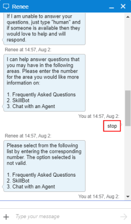 LA chat - Main Cancel