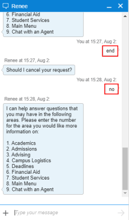 LA chat - Main Cancel