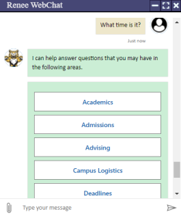 Web chat - Student Services