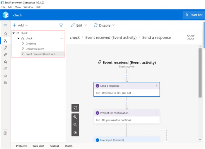 Bot Framework Composer not updating properties until end of dialog