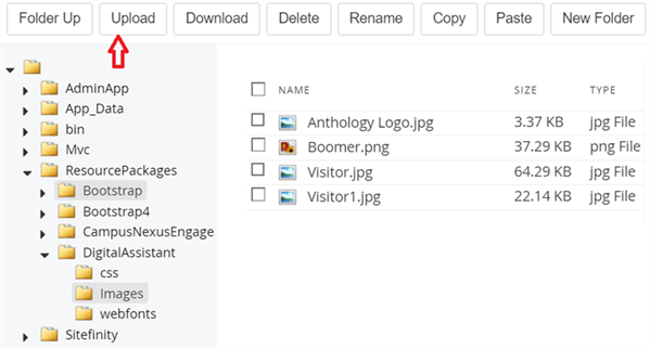 Sitefinity - Upload images