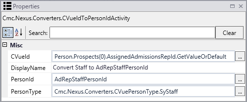 Convert StaffId to AdRepStaffPersonId