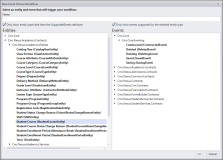 New Workflow - Entity selection