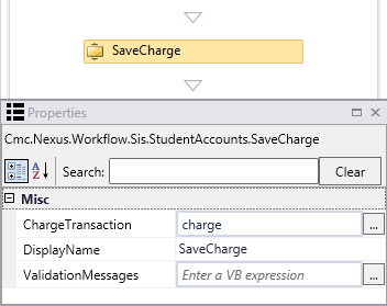 Save Charge Activity Example