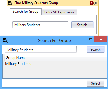 search for group