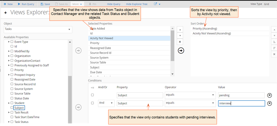 Example query 