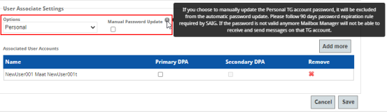 Manual PW Update