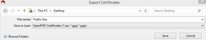 Export Key