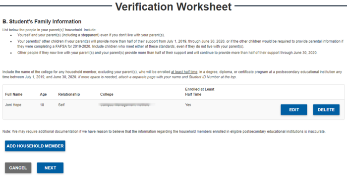 worksheet