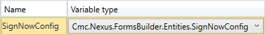 SignNowConfig argument