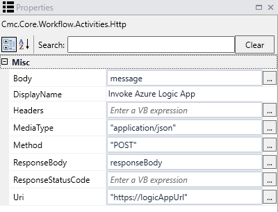 Http - Invoke Azure Logic App