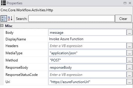 Http - Invoke Azure Function