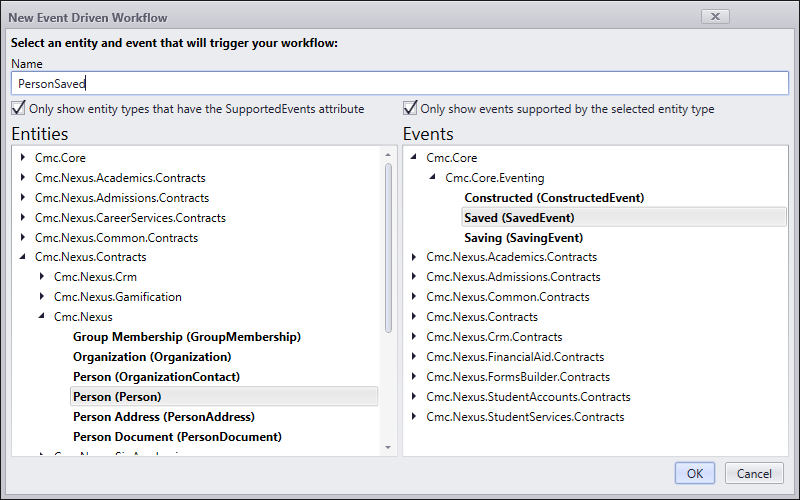 New Event Driven Workflow